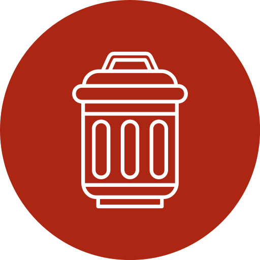 contenedor de basura icono gratis