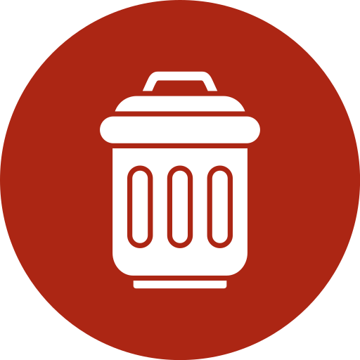 contenedor de basura icono gratis