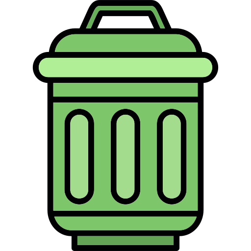 contenedor de basura icono gratis