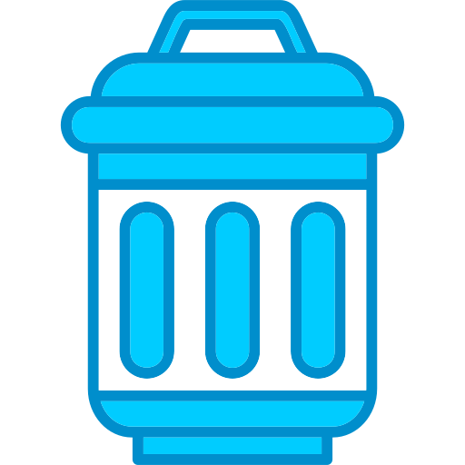 contenedor de basura icono gratis