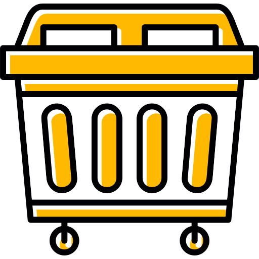 contenedor de basura icono gratis