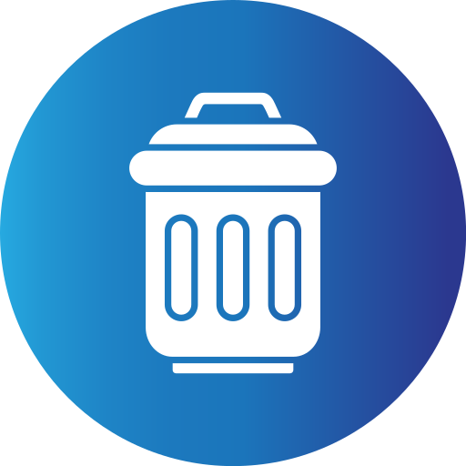 contenedor de basura icono gratis