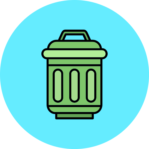 contenedor de basura icono gratis