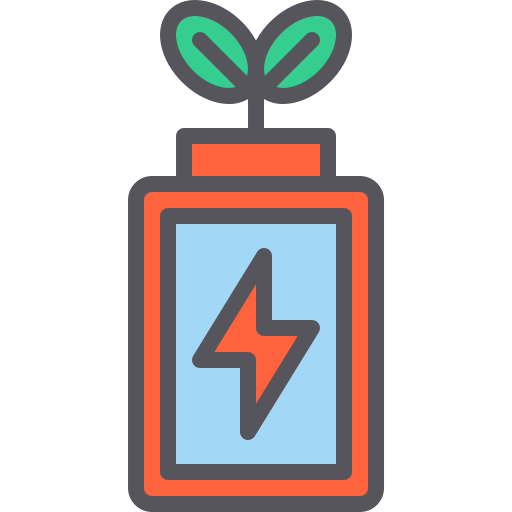 batería ecológica icono gratis
