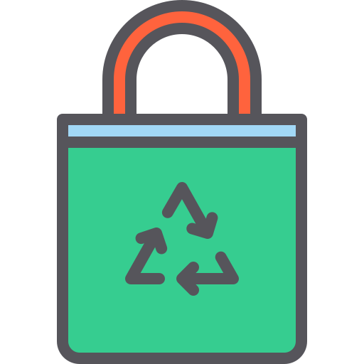 bolsa ecológica icono gratis