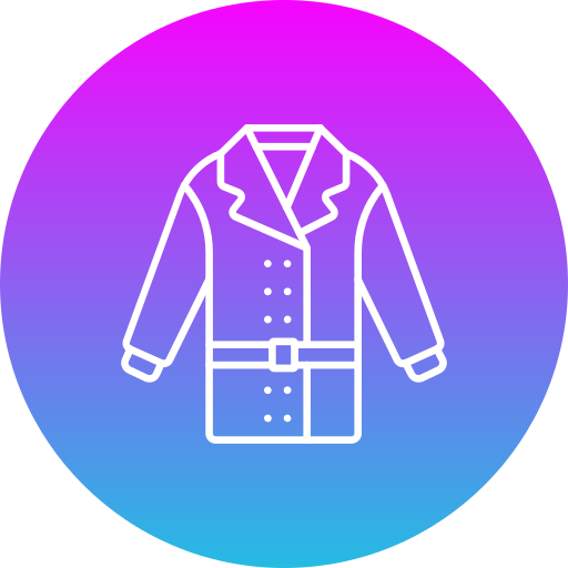 abrigo largo icono gratis