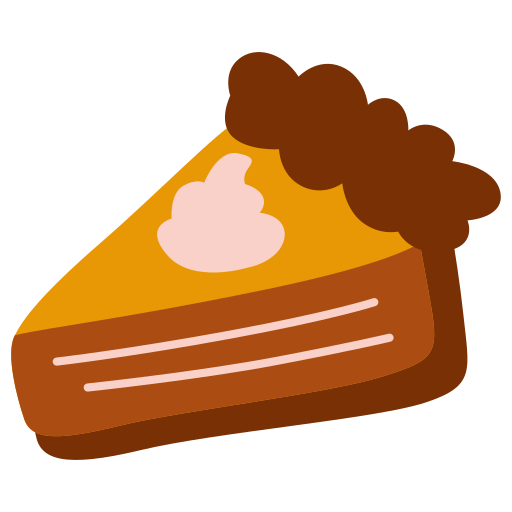 Pumpkin pie - Free food icons