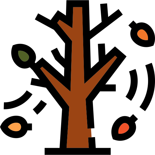 árbol de otoño icono gratis