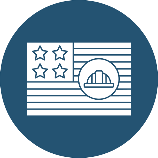 amerikanische flagge kostenlos Icon