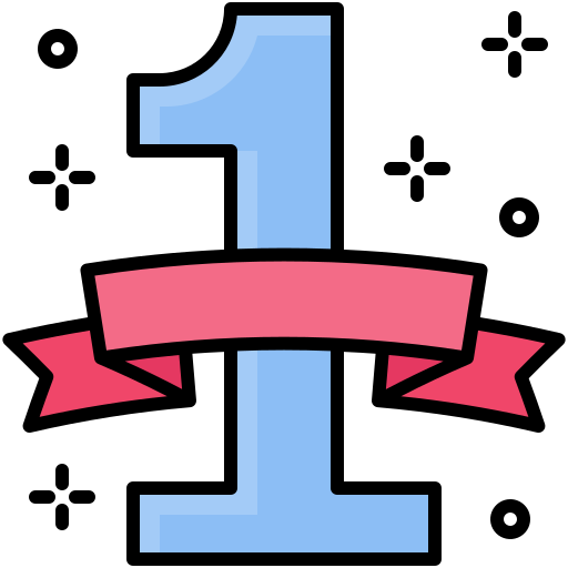 Number one free icon Number one free icon