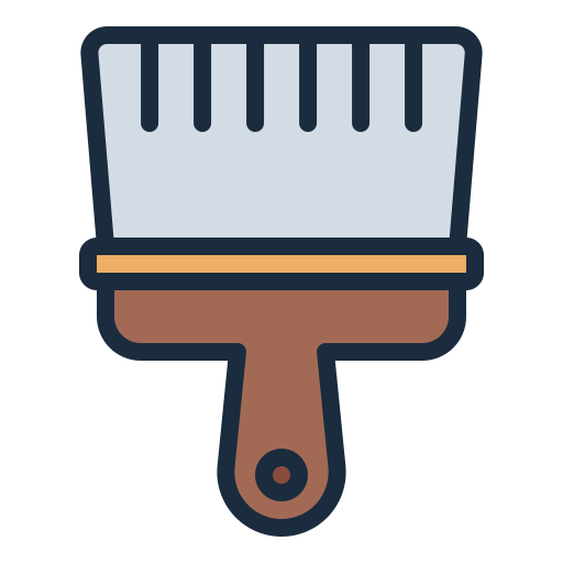 cepillo de pintura icono gratis