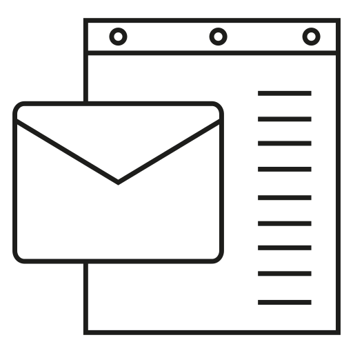 편지 무료 아이콘