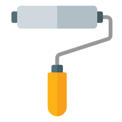Paint roller free icon