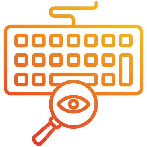 registrador de teclas icono gratis