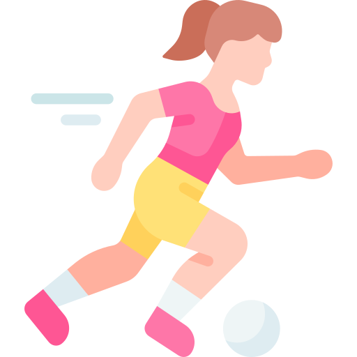 futbolista femenina icono gratis