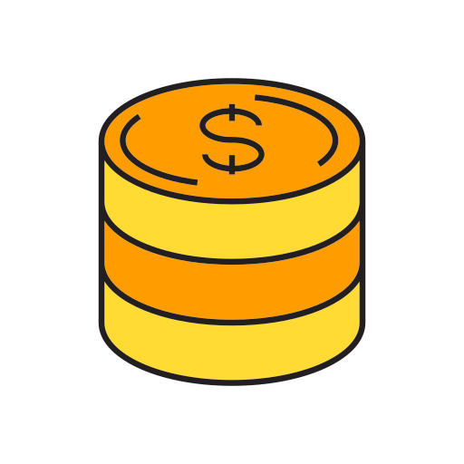 monedas icono gratis