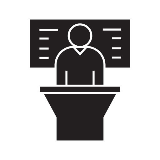 conférencier Icône gratuit conférencier Icône gratuit
