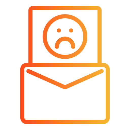 mala reseña icono gratis