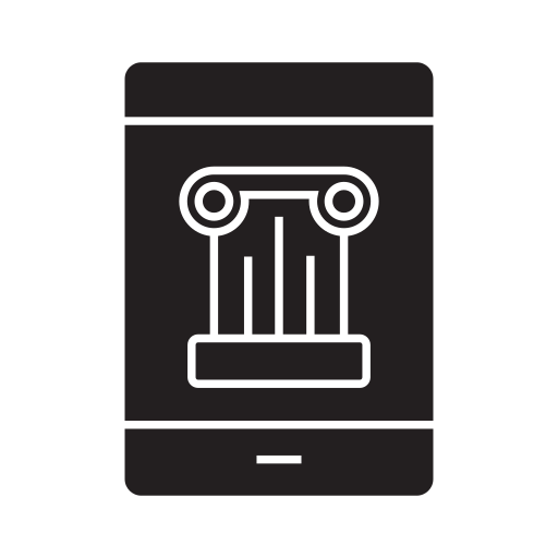 la banca móvil icono gratis