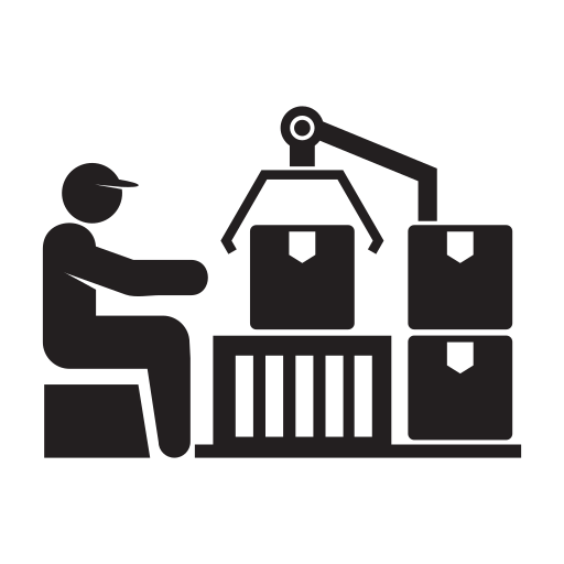 producción icono gratis