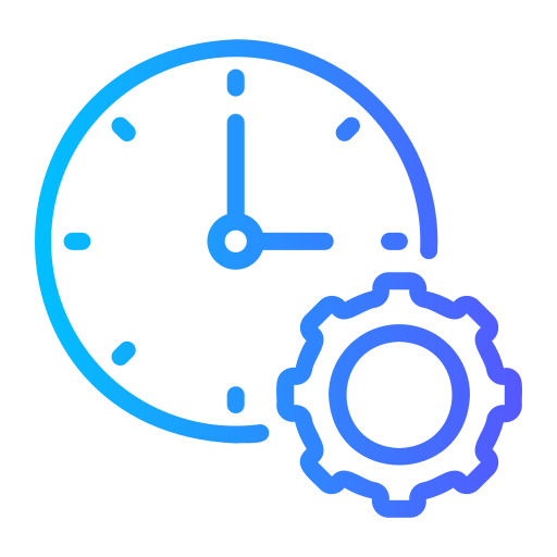 gestión del tiempo icono gratis