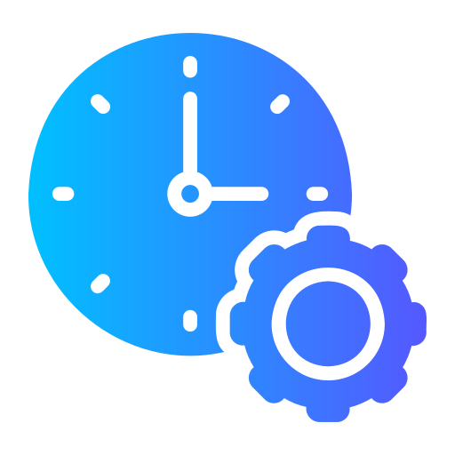gestión del tiempo icono gratis