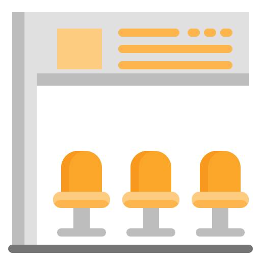 estación de tren icono gratis