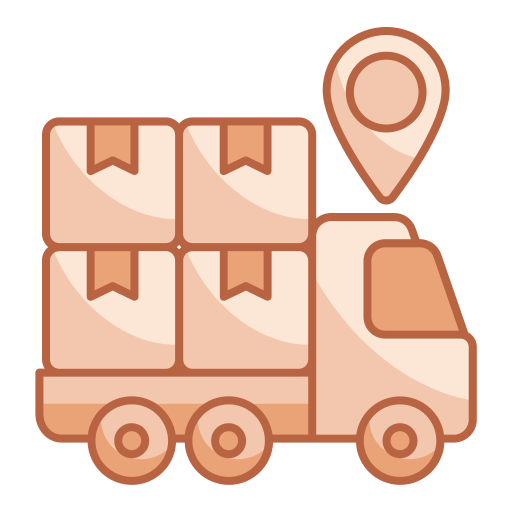 camionaje icono gratis