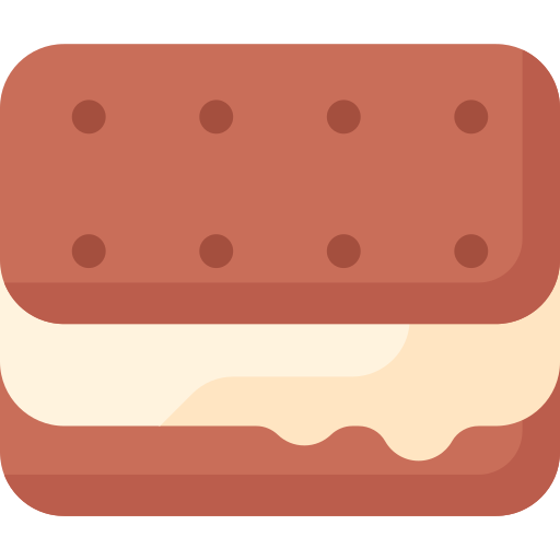 sándwich de helado icono gratis