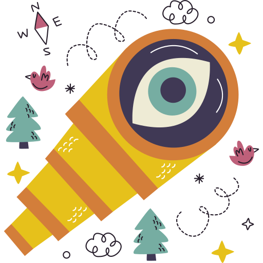 Telescope free sticker Telescope free sticker
