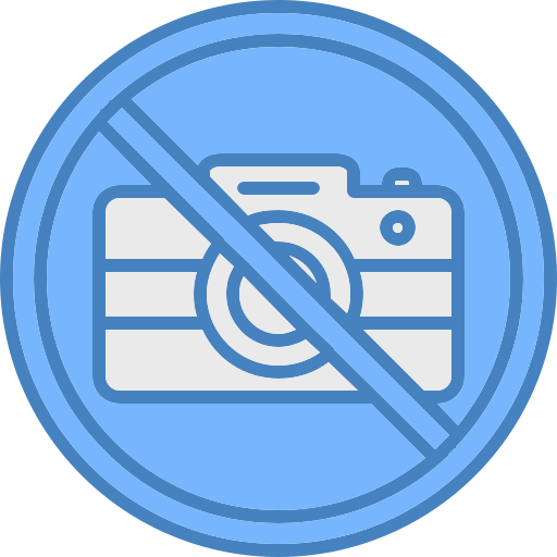 Camera not allowed - Free entertainment icons