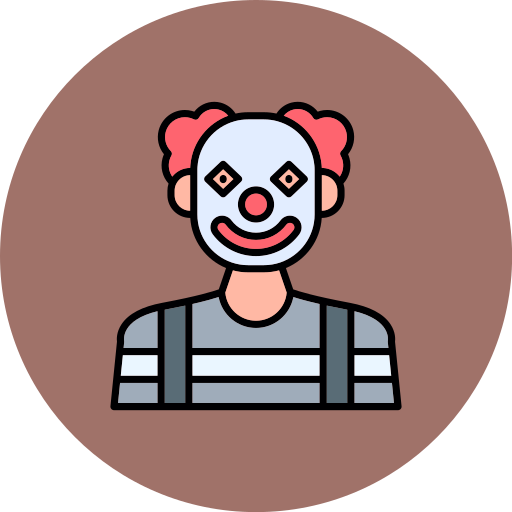 payaso icono gratis