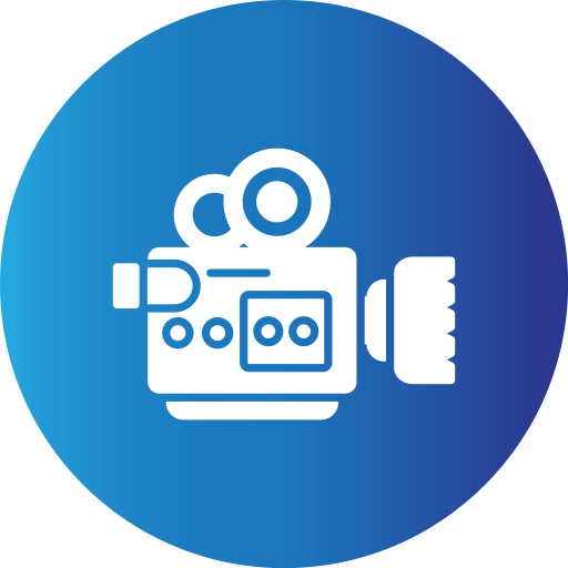 camara de video icono gratis