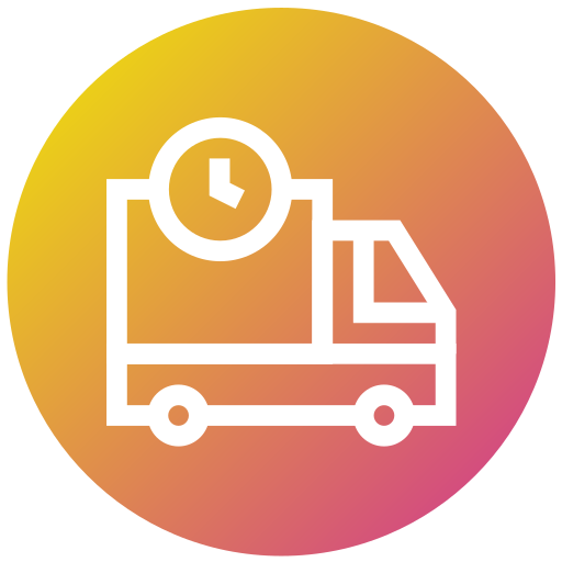 camión de reparto icono gratis