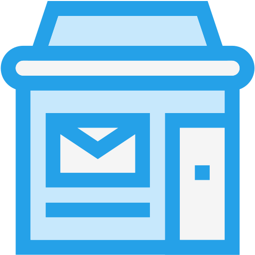 oficina de correos icono gratis