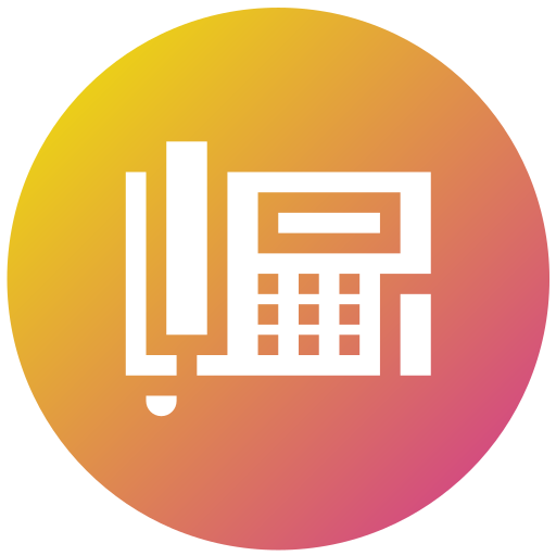 teléfono fijo icono gratis