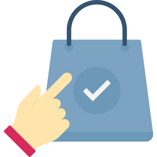 icono de bolsa de compras icono gratis