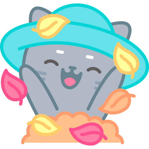 feuilles gratuit sticker
