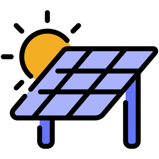 panel solar icono gratis