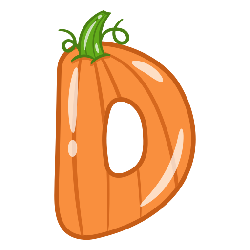 Letter d - Free halloween icons
