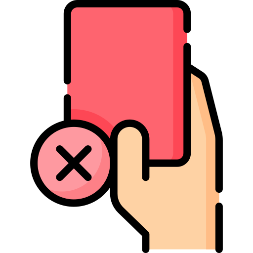 Red card free icon