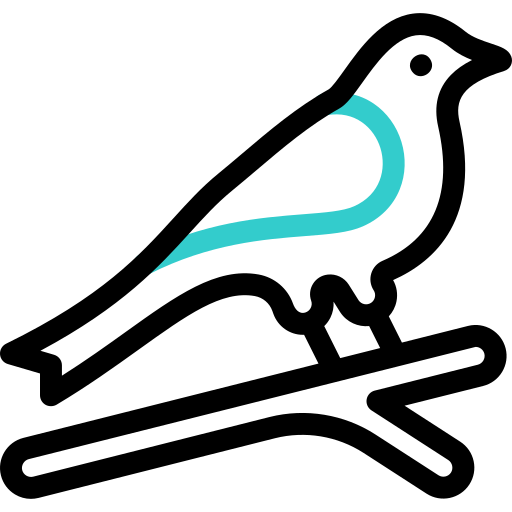 pájaro icono gratis