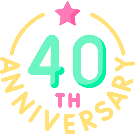 40ème Icône gratuit