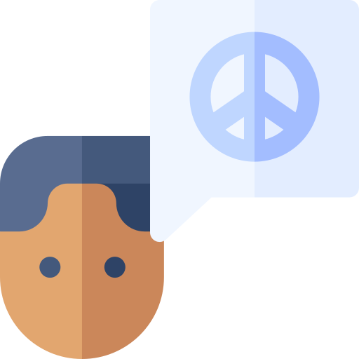 paz icono gratis