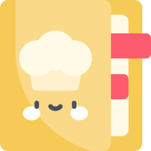 libro de cocina icono gratis