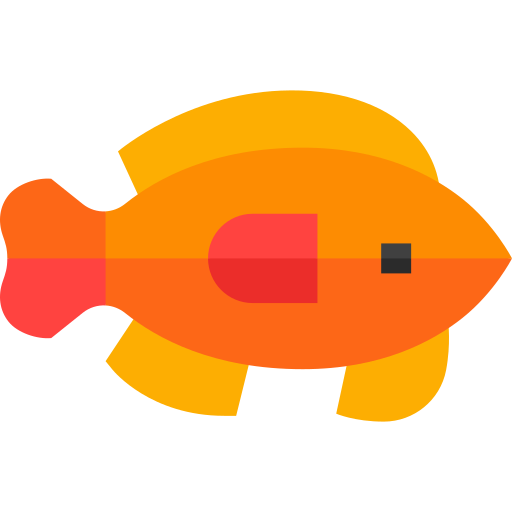 pescado rojo icono gratis