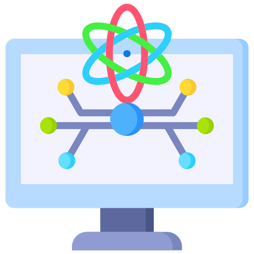 ciencias de la computación icono gratis