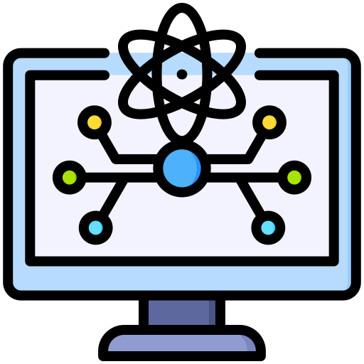 ciencias de la computación icono gratis