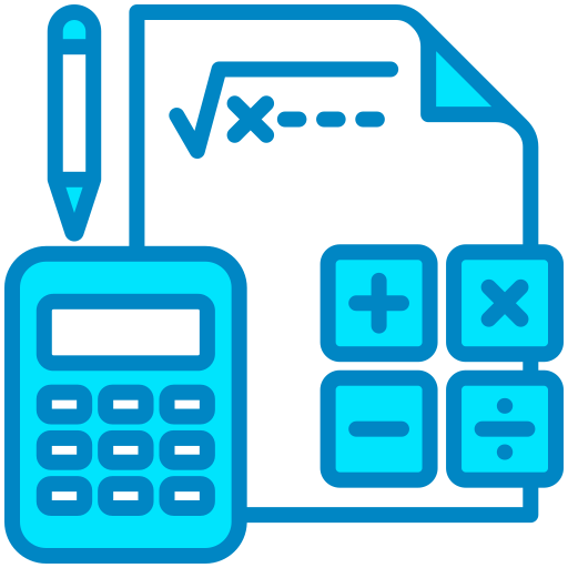 matemáticas icono gratis