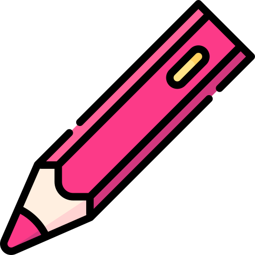 Coloured pencil free icon